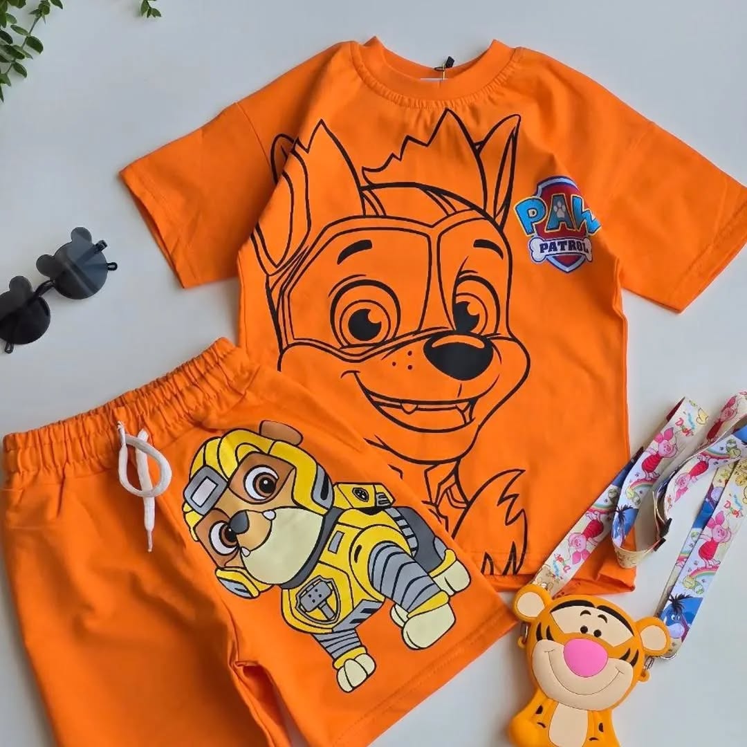 Orange Paw Patrol Kids Set