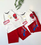 White Spider man Kids Set
