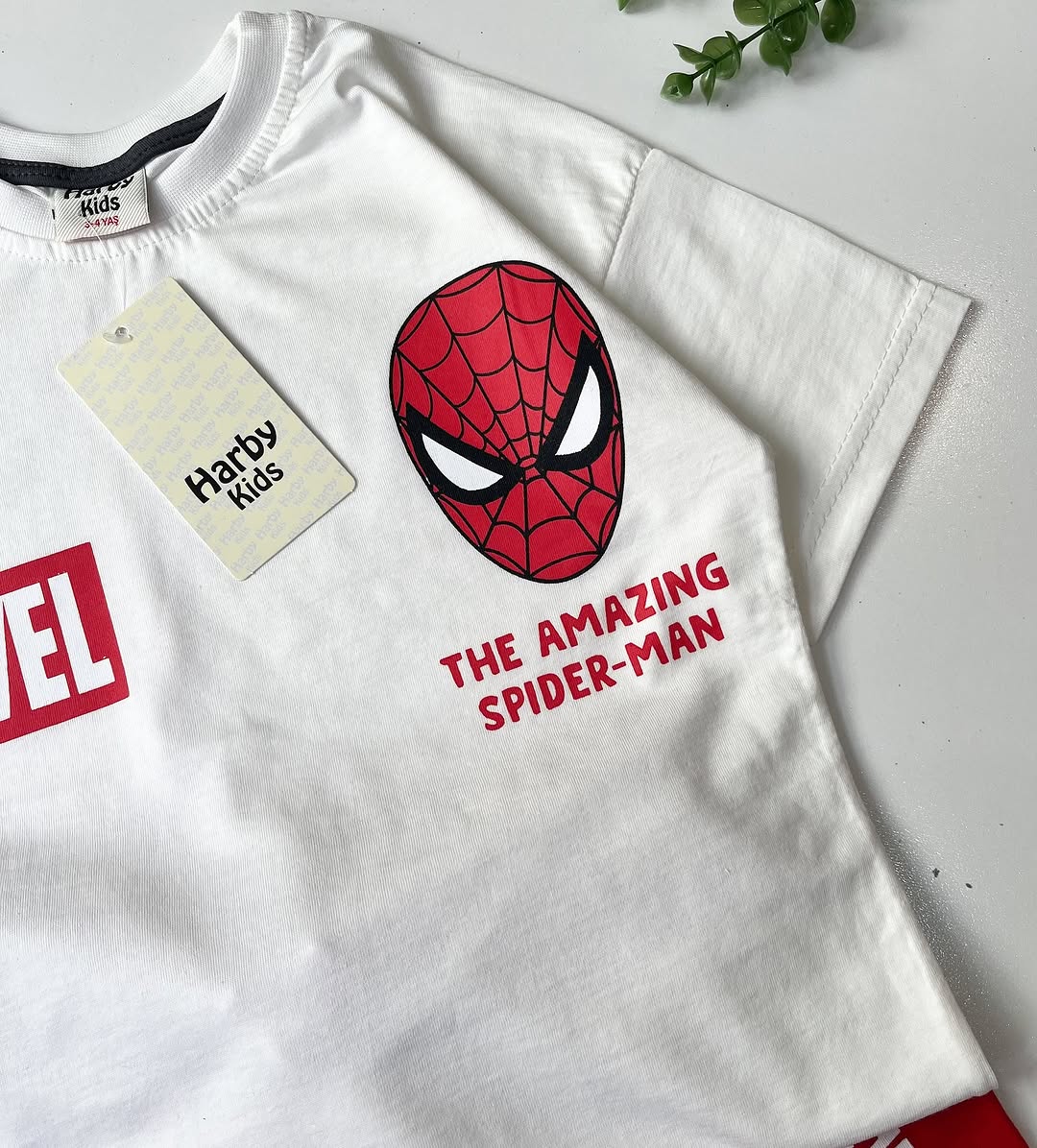 White Spider man Kids Set