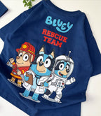 Blue Bluey Kids Set