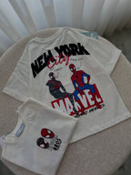White Spider man Trouser Set