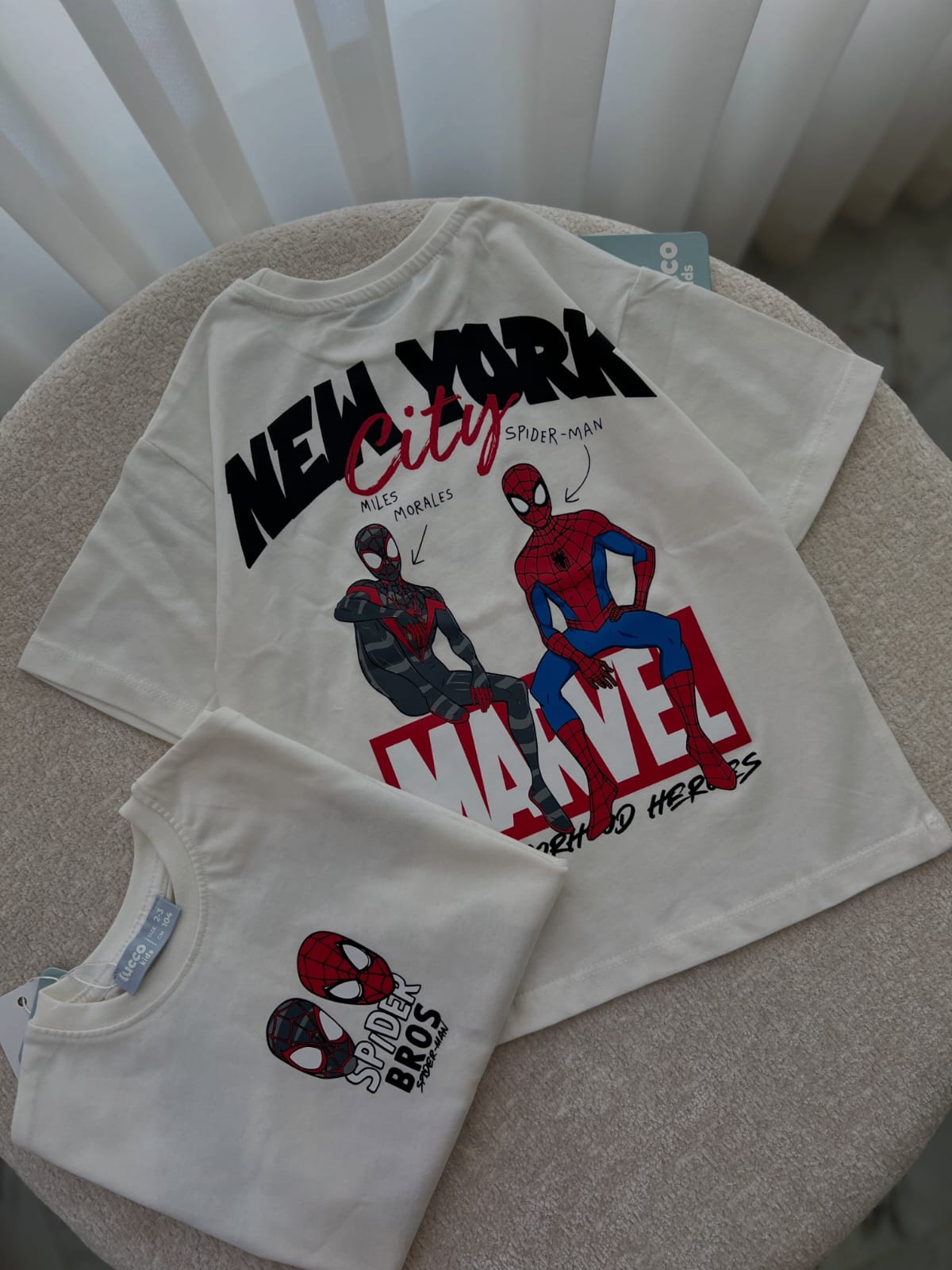 White Spider man Trouser Set