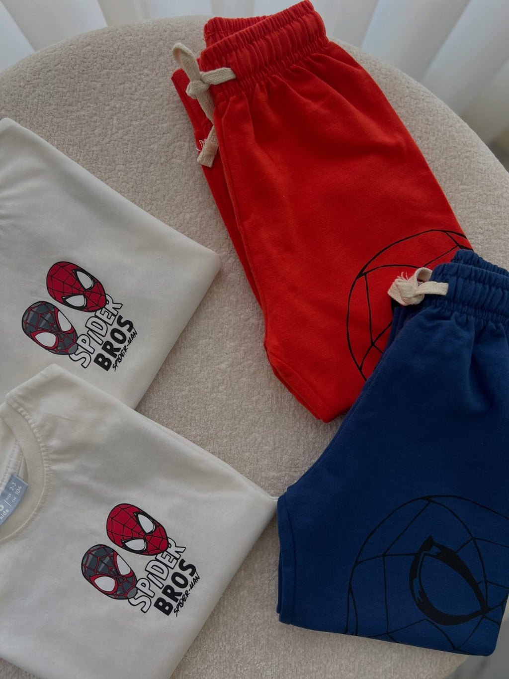 White Spider man Trouser Set