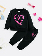 Black Heart Kids Tracksuit