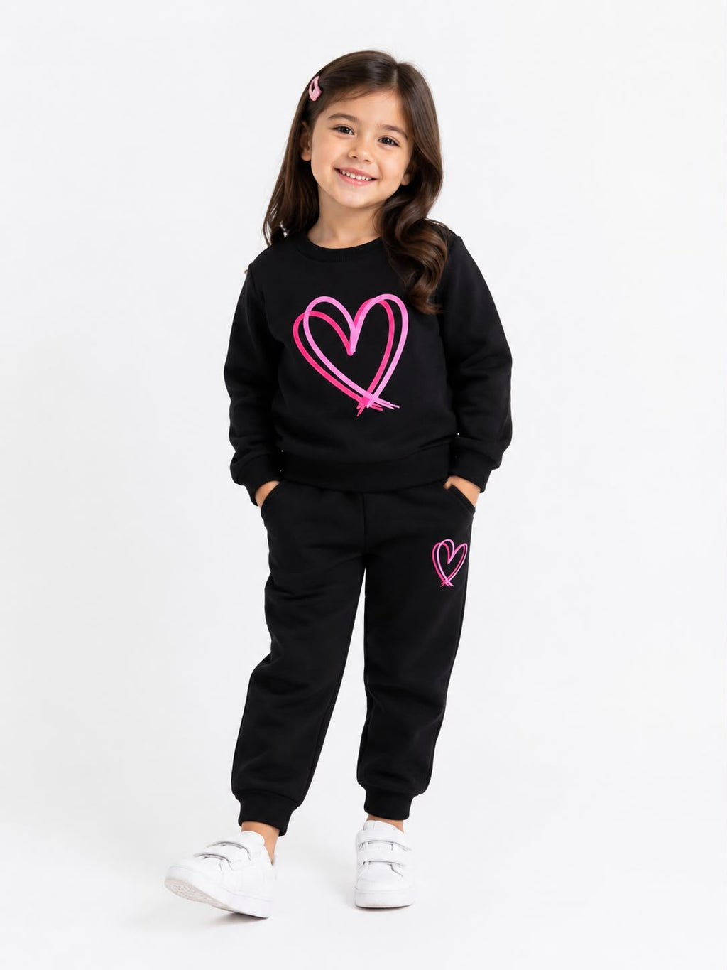 Black Heart Kids Tracksuit