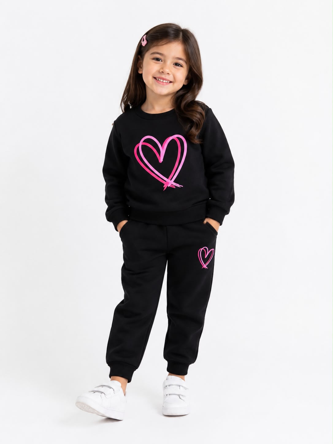 Black Heart Kids Tracksuit