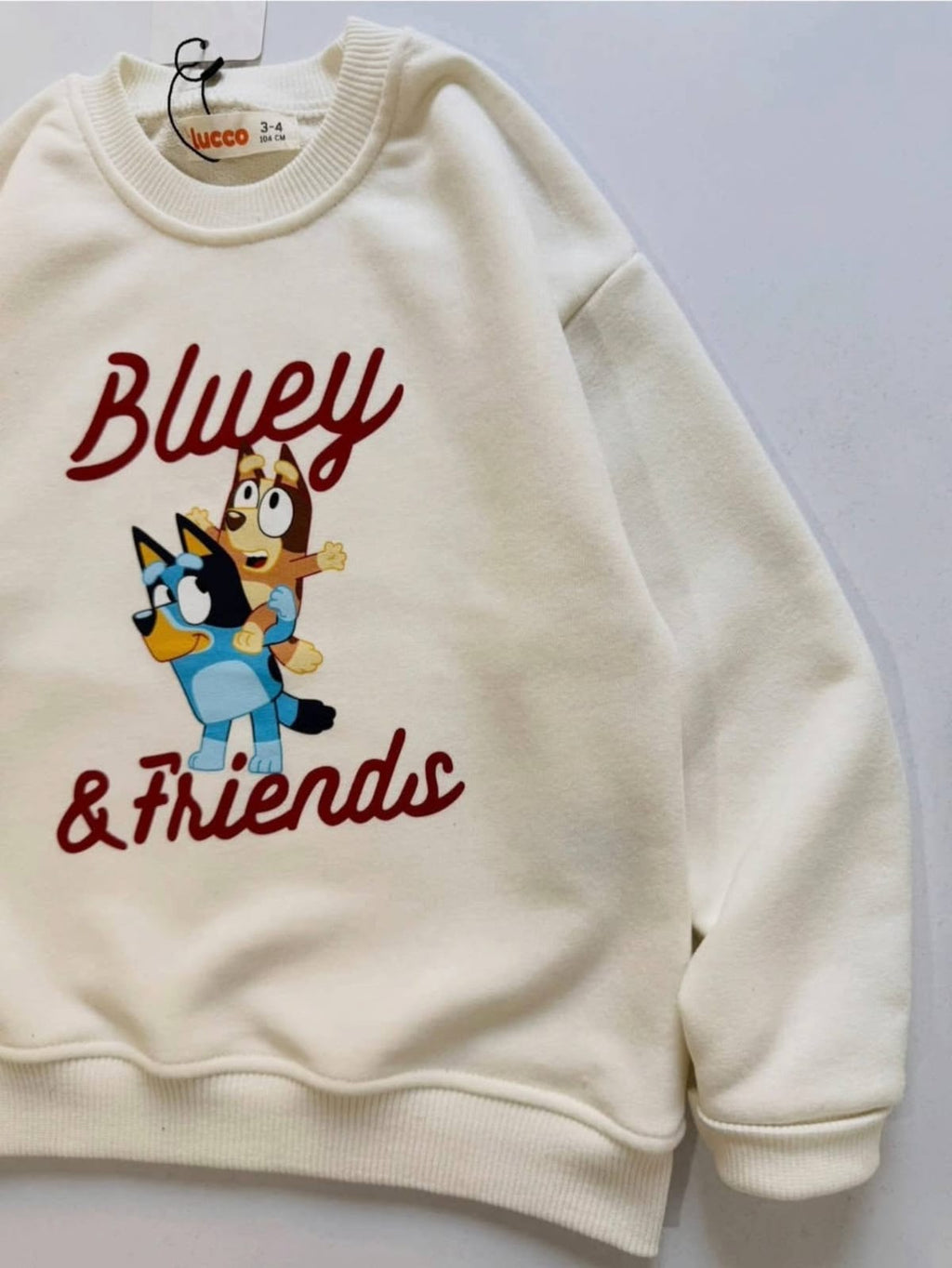 White and Brown Bluey Tracksuit
