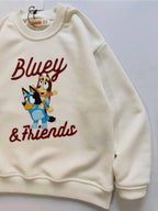 White and Brown Bluey Tracksuit