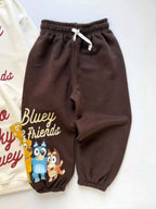 White and Brown Bluey Tracksuit