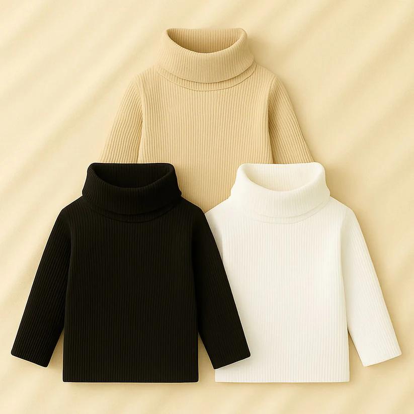 Kids High Neck ( Pack Of 3 )
