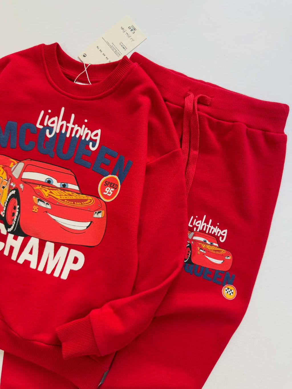 Red Mcqueen Kids Tracksuit