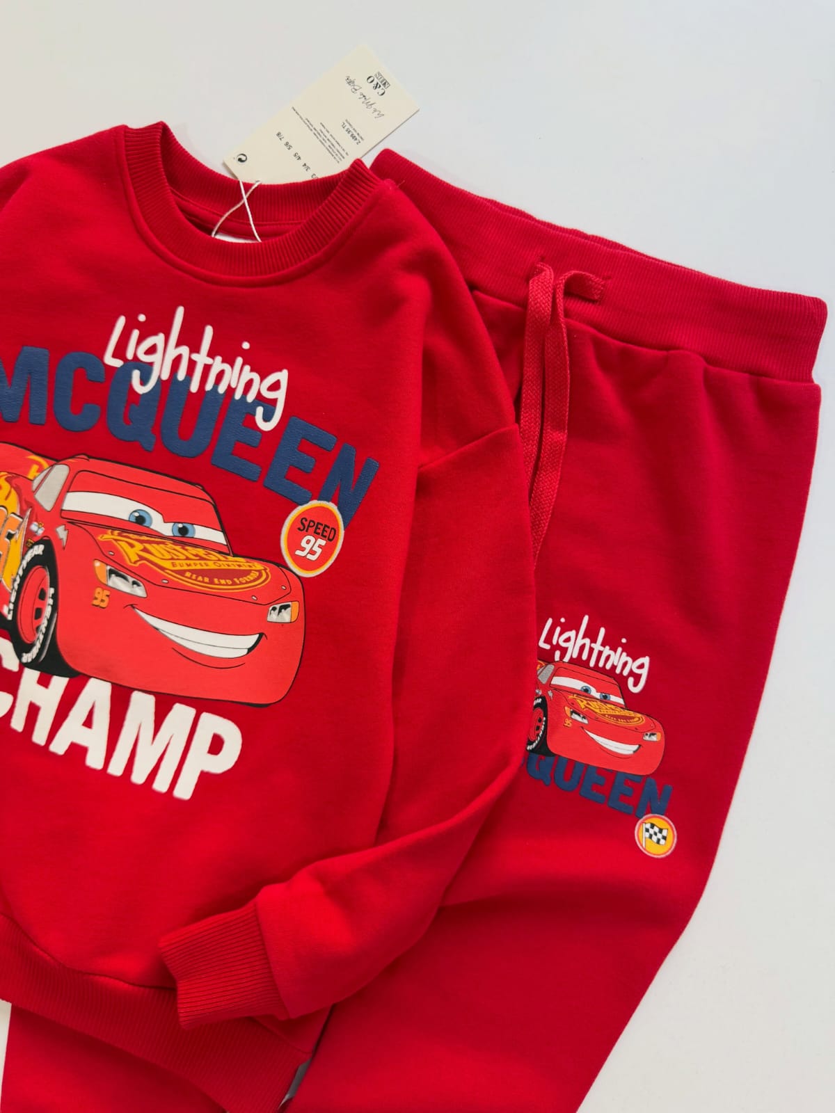 Red Mcqueen Kids Tracksuit