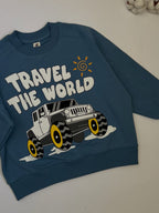 Kids Sweatshirts (pack of 3 ) Travel the world