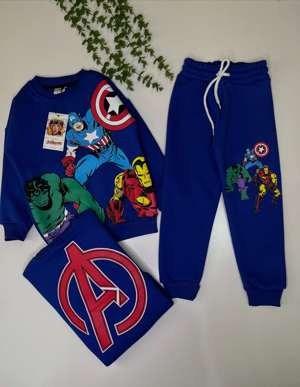 Blue Marvel Kids Tracksuit