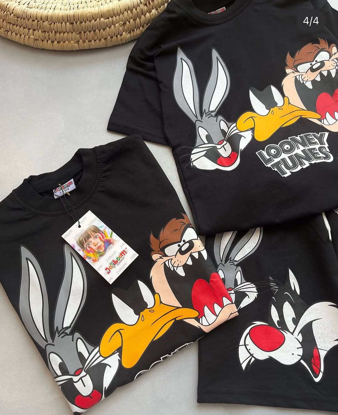 Black Looney Tunes Kids Set