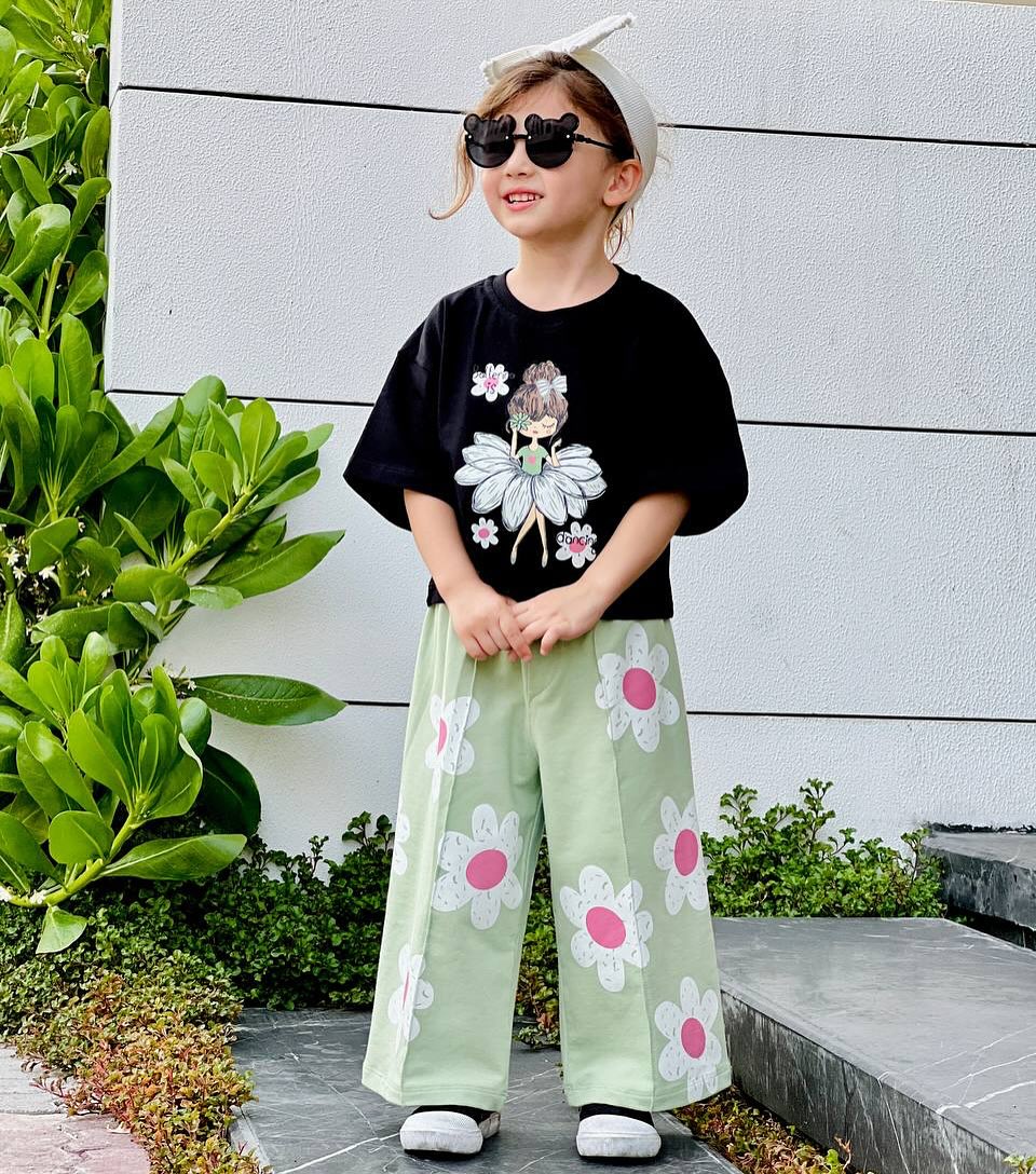 Girl Flower Kids Co ord Set