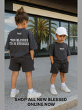 Grey To Be Blessed Kids Set