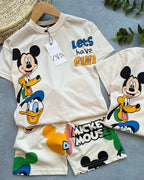 White Mickey Mouse Kids Set