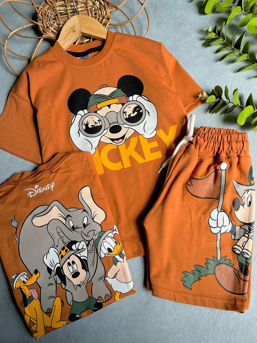 Orange Mickey Kids Set
