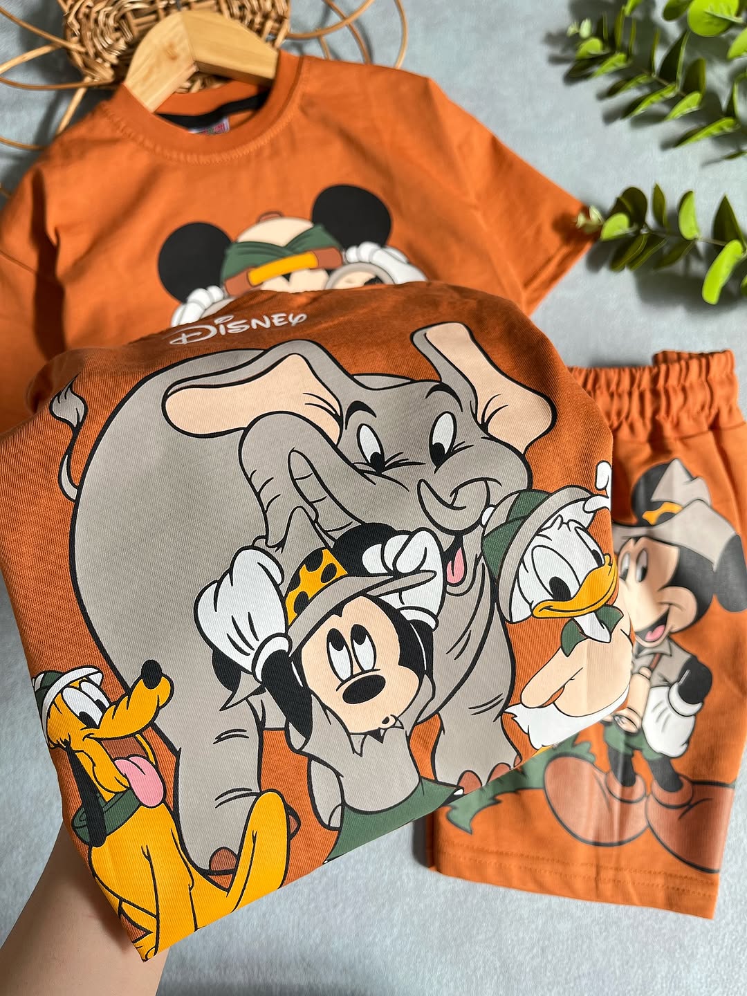 Orange Mickey Kids Set
