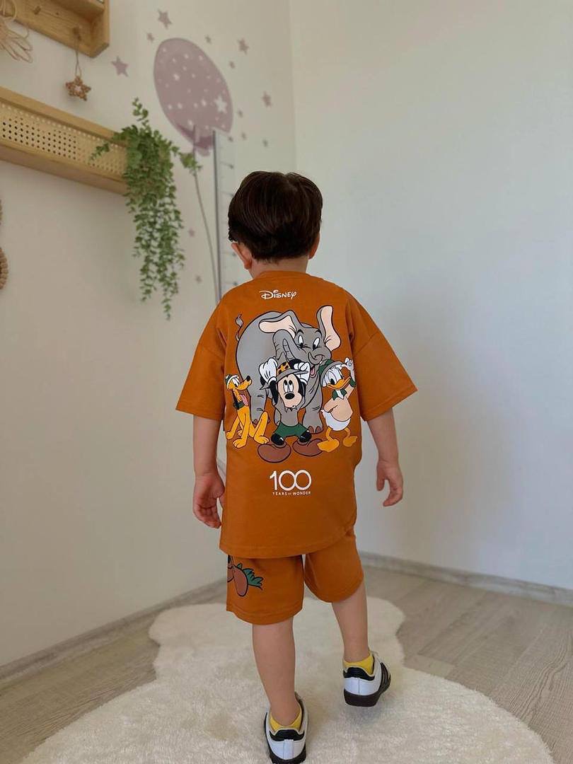 Orange Mickey Kids Set