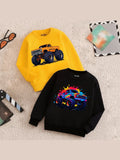 Truck Kids Sweatshirts (Pack Of 2 )