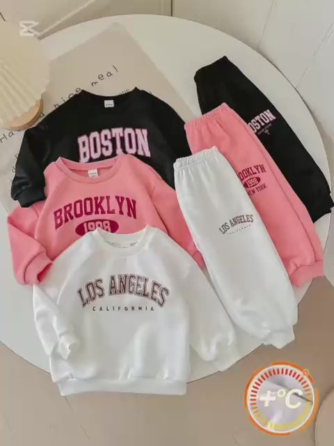 Kids Tracksuits (Pack Of 3) Boston , Brooklyn Los Angeles