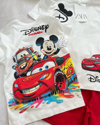 White Mcqueen Kids Set