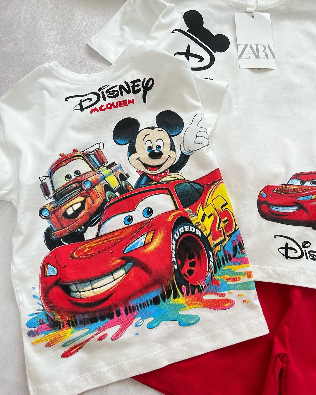 White Mcqueen Kids Set