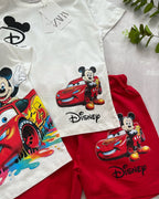 White Mcqueen Kids Set