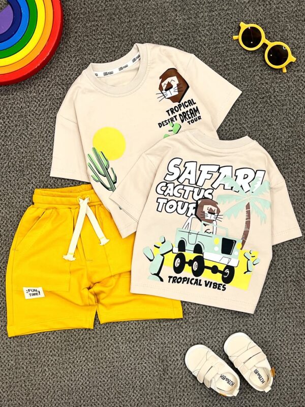 White Safari Kids Set