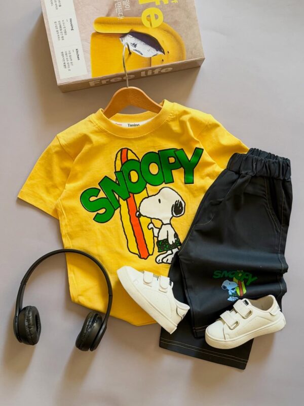 Yellow Snoopy Kids Set