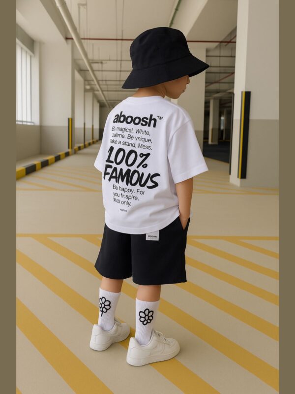White Black Laboosh Kids Set