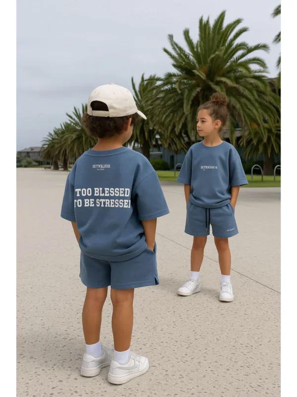 Blue (Too Blessed) Kids Set