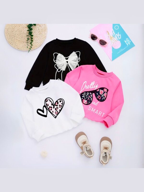Sweatshirts (Pack Of 3) Heart